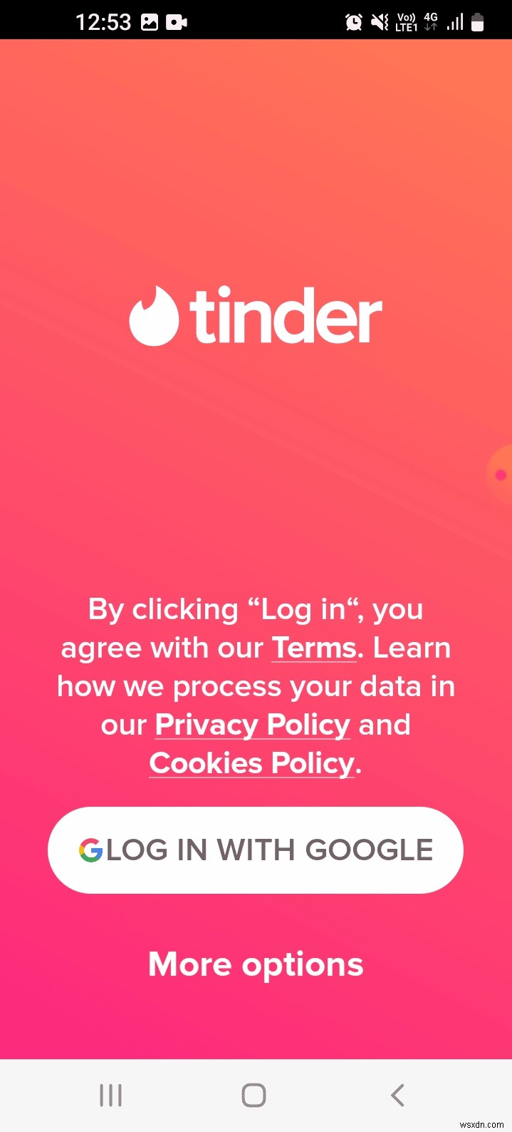 แก้ไขการจับคู่ Tinder หายไปบน Android