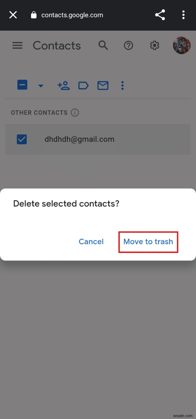 วิธีการลบที่อยู่อีเมลจากการป้อนอัตโนมัติของ Gmail บน Android
