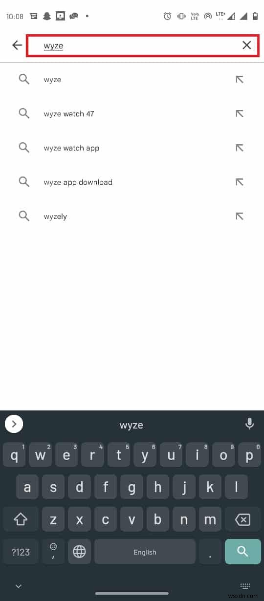 แก้ไขข้อผิดพลาด Wyze 07 บน Android 