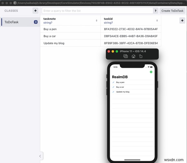 วิธีเพิ่มฐานข้อมูล Realm ลงในแอป iOS CRUD โดยใช้ Swift 