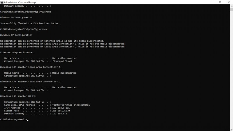 เซิร์ฟเวอร์ DNS ไม่ตอบสนอง – บริการ DNS ล้มเหลว [แก้ไขแล้ว] 