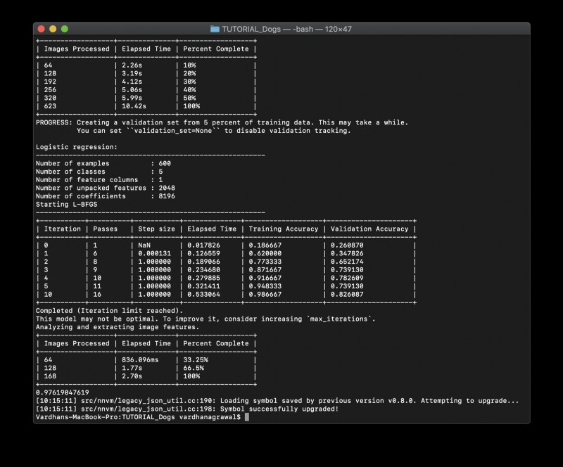 ฝึกโมเดล Core ML กับ Turi Create เพื่อจำแนกสายพันธุ์สุนัข 