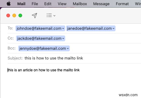 ลิงก์ Mailto – วิธีสร้างลิงก์อีเมล HTML [รหัสตัวอย่าง] 