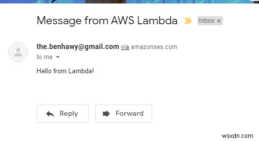 วิธีรับอีเมลจากไซต์ของคุณ ติดต่อเรา แบบฟอร์มโดยใช้ AWS SES, Lambda และ API Gateway 