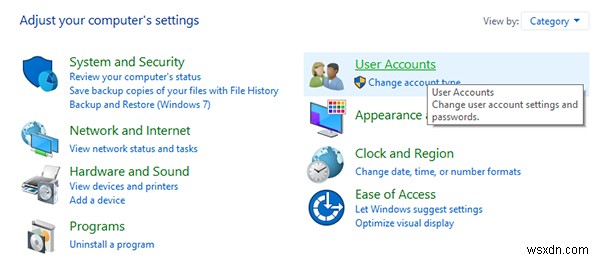 วิธีการเปลี่ยนผู้ดูแลระบบใน Windows 10