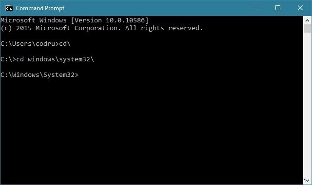 วิธีการเปลี่ยนไดเรกทอรีใน CMD บน Windows 10 ผ่าน Command Line0