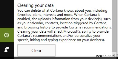 วิธีปิดใช้งานการรวบรวมข้อมูลส่วนบุคคลใน Cortana บน Windows