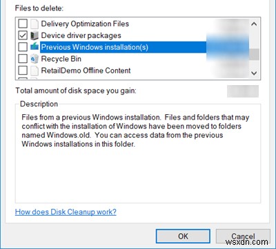 วิธีการลบโฟลเดอร์ Windows.old ใน Windows 10