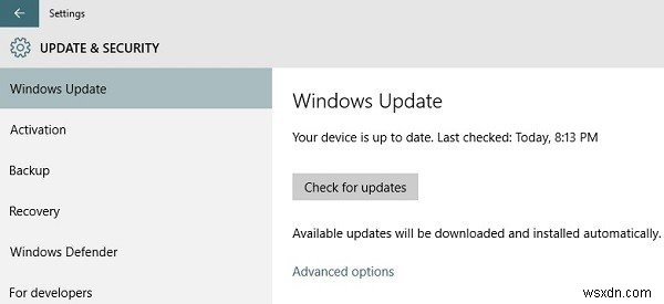 วิธีง่ายๆ ในการดาวน์เกรด Windows 10 เป็น Windows 8.1