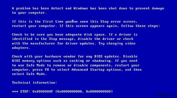 10 รหัสข้อผิดพลาดหน้าจอสีน้ำเงินทั่วไปของ Windows 10 (รหัส STOP) และวิธีการแก้ไข