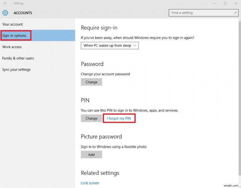 วิธีรีเซ็ตรหัสผ่าน Windows 10 PIN