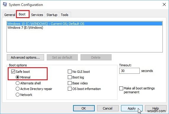 วิธีเปิดใช้งาน F8 Safe Mode ใน Windows 10 Boot Menu