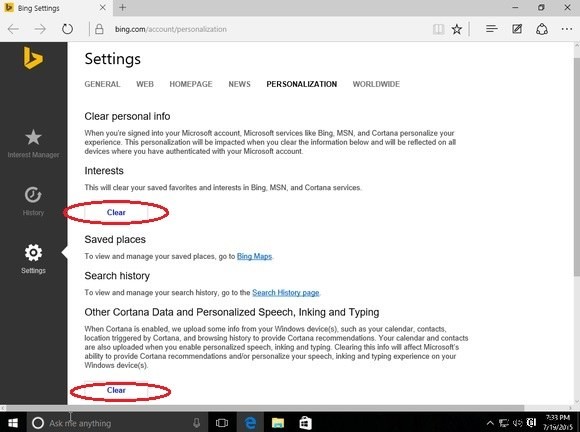 วิธีเปิดและปิด Cortana ใน Windows 10 