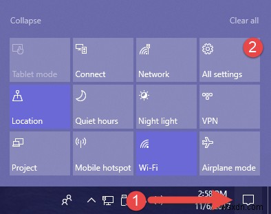 วิธีการ:เปิดการตั้งค่าใน Windows 10