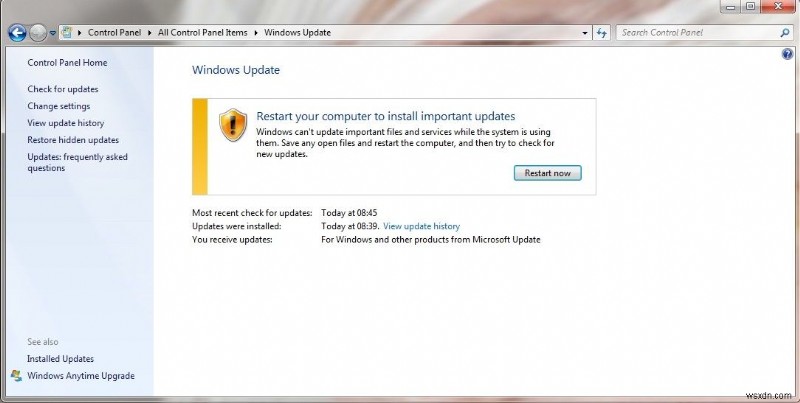 ไม่สามารถติดตั้งการอัปเดต Windows 8.1 KB2919355 วิธีแก้ไข