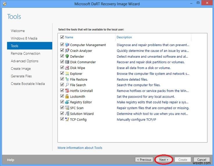 วิธีการสร้างและใช้ ERD Commander Boot Media Wizard ใน Windows 8.1/8