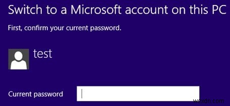 วิธีการเปลี่ยนบัญชีในเครื่องเป็นบัญชี Microsoft ใน Windows 8.1