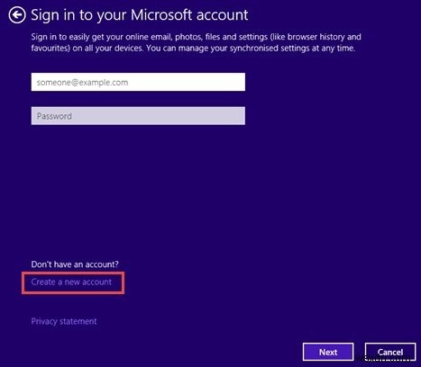 วิธีการเปลี่ยนบัญชีในเครื่องเป็นบัญชี Microsoft ใน Windows 8.1