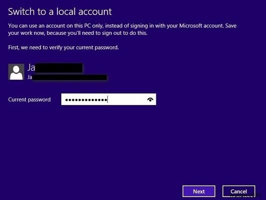 วิธีการเปลี่ยนที่อยู่อีเมลที่เชื่อมโยงกับบัญชี Microsoft ของคุณใน Windows 8.1/8