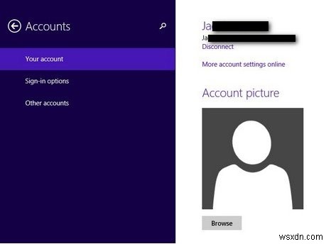 วิธีการเปลี่ยนที่อยู่อีเมลที่เชื่อมโยงกับบัญชี Microsoft ของคุณใน Windows 8.1/8