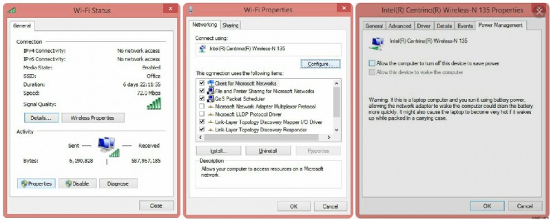 Windows 8.1/8 Wi-Fi แสดงว่ามีการเข้าถึงอินเทอร์เน็ตจำกัดหรือไม่มีเลย? จะแก้ไขได้อย่างไร
