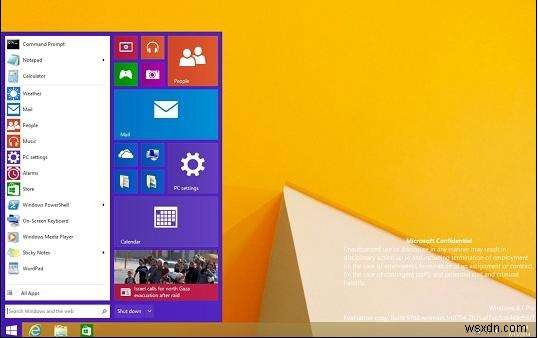 Windows 8.1 Update 2 จะเพิ่มเมนูเริ่มกลับ