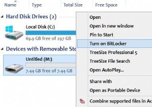 วิธีเข้ารหัสฮาร์ดไดรฟ์ใน Windows 8