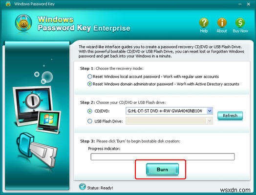 วิธีการสร้างดิสก์รีเซ็ตรหัสผ่านของ Windows สำหรับ Windows 8, 7, Vista, XP?