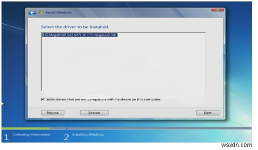 สาเหตุและแนวทางแก้ไขสำหรับการติดตั้ง Windows 7 โดยไม่รู้จักฮาร์ดไดรฟ์