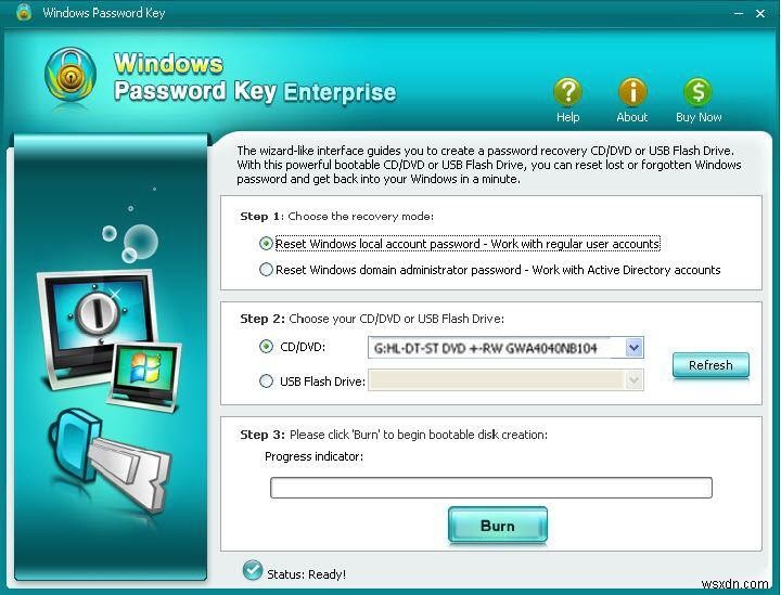2 วิธีในการสร้าง Windows 7 รหัสผ่านรีเซ็ตไดรฟ์ USB