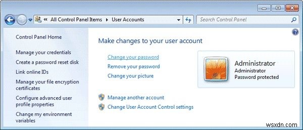 วิธีแบ่งรหัสผ่าน Windows 7 จากเซฟโหมด