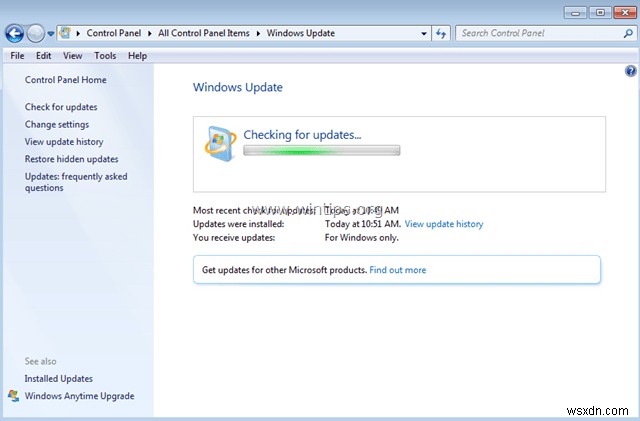 วิธีแก้ปัญหา Windows Update ใน Windows 7/8/8.1 &Server 2008/2012