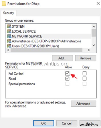 แก้ไขแล้ว:บริการ DHCP ไม่สามารถเริ่มการเข้าถึงถูกปฏิเสธ (Windows 10/8/7)