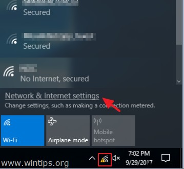 แก้ไข:เชื่อมต่อ WiFi แล้ว แต่ไม่มีอินเทอร์เน็ต (Windows 10/8/7)