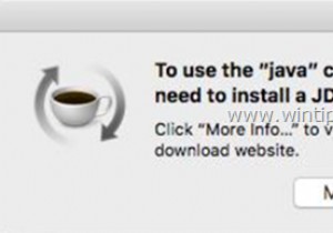 การแก้ไข:ในการใช้เครื่องมือบรรทัดคำสั่งจาวา คุณต้องติดตั้ง JDK (MAC OS X)