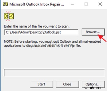 แก้ไข:ปฏิเสธการเข้าถึงไฟล์ Outlook ไม่สามารถเปิด PST หรือนำเข้าไฟล์ PST (แก้ไขแล้ว)