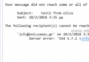 แก้ไข:การเข้าถึงรีเลย์ถูกปฏิเสธ 554 5.7.1 ข้อผิดพลาดใน Outlook (แก้ไขแล้ว)