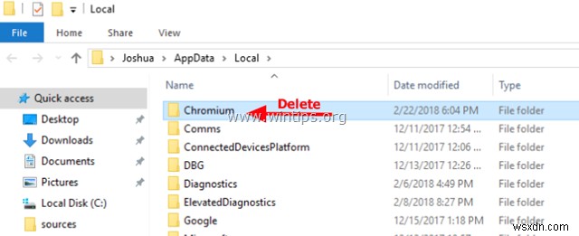 วิธีลบเบราว์เซอร์ Chromium (มัลแวร์)