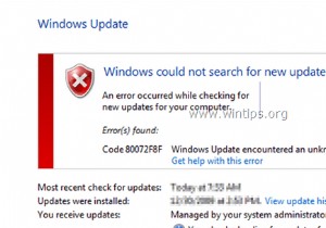 แก้ไขข้อผิดพลาด Windows Update 0x80244022 หรือ 0x80072ee2