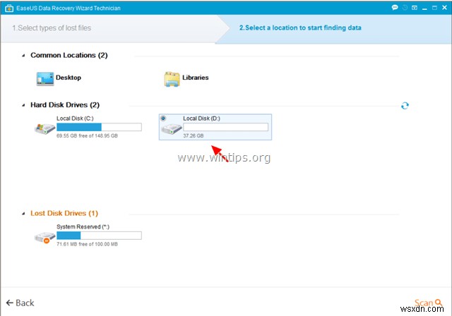 กู้คืนข้อมูลจากฮาร์ดดิสก์ RAW, ดิสก์ USB, การ์ด SD (วิธีการ)