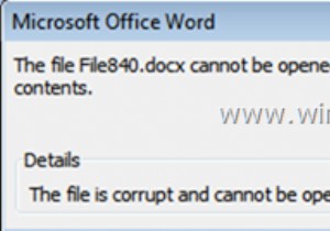 การแก้ไข:ไฟล์ Word เสียหายและไม่สามารถเปิดได้ (กู้คืนไฟล์ Word ที่เสียหาย) 