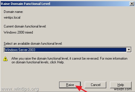 วิธีการโยกย้าย Active Directory Server 2003 ไปยัง Active Directory Server 2016 ทีละขั้นตอน