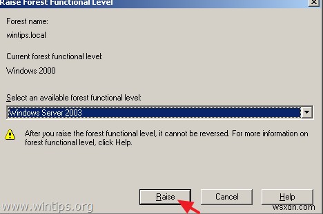 วิธีการโยกย้าย Active Directory Server 2003 ไปยัง Active Directory Server 2016 ทีละขั้นตอน