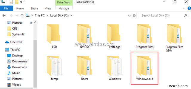 โฟลเดอร์ Windows.old คืออะไรและจะลบได้อย่างไร