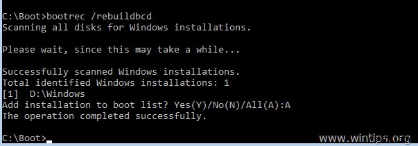 แก้ไขข้อมูลการกำหนดค่าการบูตที่ขาดหายไป ข้อผิดพลาด BSOD 0x000000f บน Windows 10/8/8.1