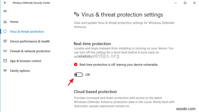 วิธีปิดการใช้งาน Defender Antivirus &Firewall ใน Windows 10