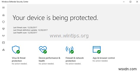 วิธีปิดการใช้งาน Defender Antivirus &Firewall ใน Windows 10