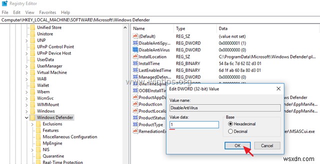 วิธีปิดการใช้งาน Defender Antivirus &Firewall ใน Windows 10