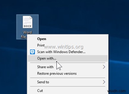 วิธีแก้ไข:ไฟล์ DOCX ไม่แสดงไอคอน Word ใน Explorer (แก้ไขแล้ว)