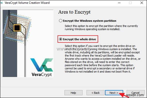 วิธีเข้ารหัสไดรฟ์ C:ด้วย VeraCrypt ใน Windows (ทุกรุ่น)